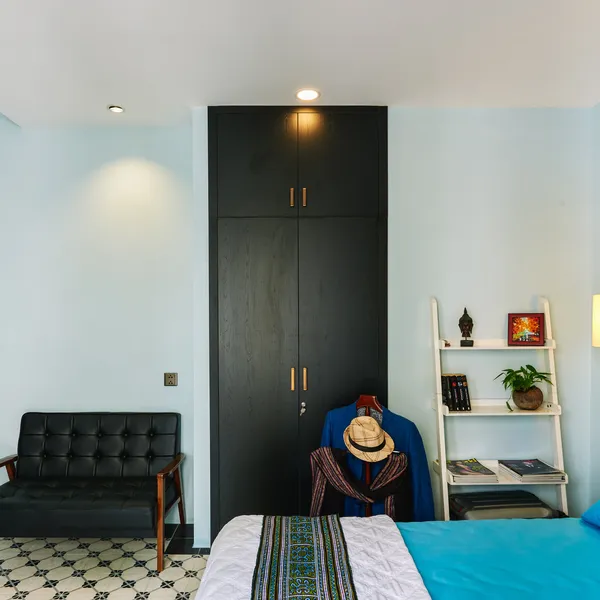 NEW ! Indochine Style Studio at the City center | High Floor |  Balcony 
