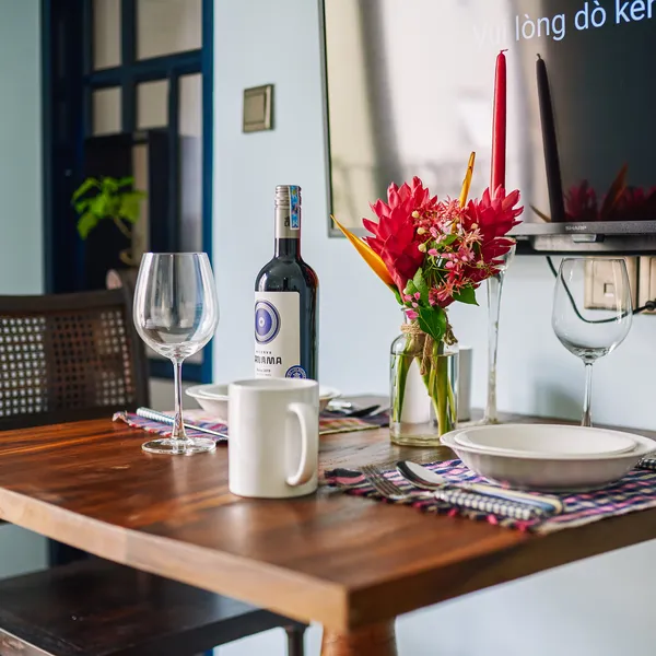 NEW ! Indochine Style Studio at the City center | High Floor |  Balcony 