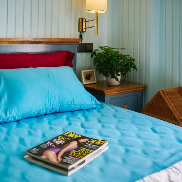 NEW ! Indochine Style Studio at the City center | High Floor |  Balcony 