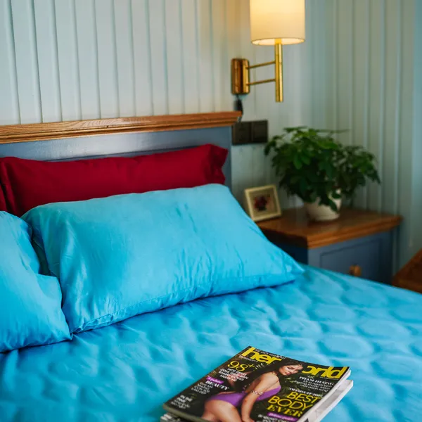 NEW ! Indochine Style Studio at the City center | High Floor |  Balcony 