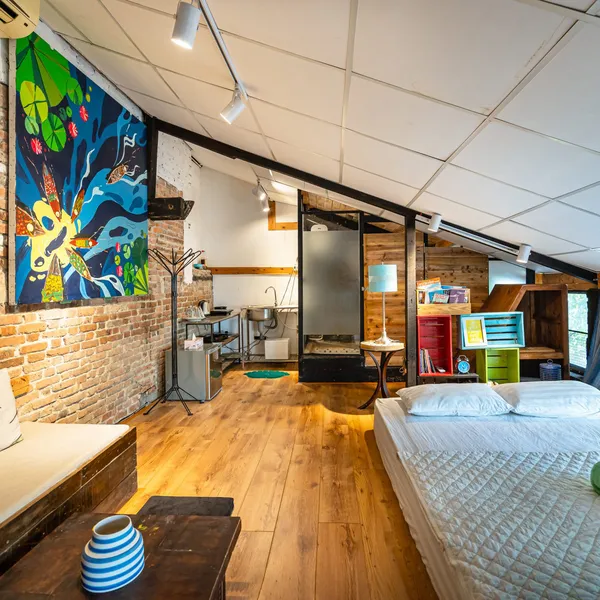 Lovely Rustic Saigon Attic In A Hidden Garden | Da Kao | D1