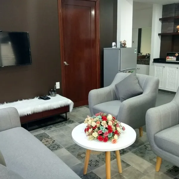 Serviced apartment One-bedroom 60m2 on the high floor | Big window natural bright | Cozy room 