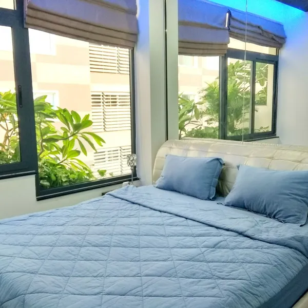 Serviced apartment One-bedroom 60m2 on the high floor | Big window natural bright | Cozy room 