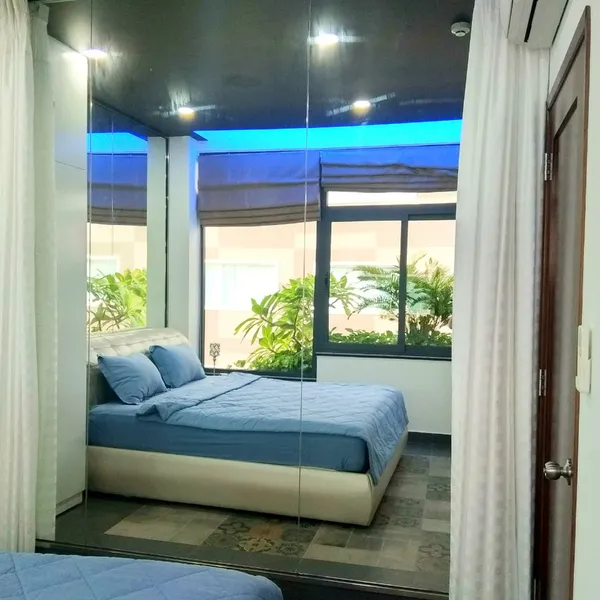 Serviced apartment One-bedroom 60m2 on the high floor | Big window natural bright | Cozy room 