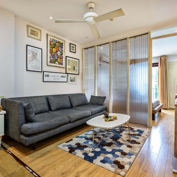 2-Bedroom Apartment in Phu Nhuan with elevators that open directly into them | Balcony | 65m2