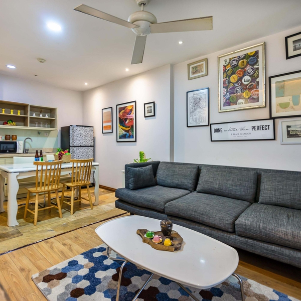 2-Bedroom Apartment in Phu Nhuan with elevators that open directly into them | Balcony | 65m2