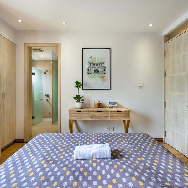 2-Bedroom Apartment in Phu Nhuan with elevators that open directly into them | Balcony | 65m2