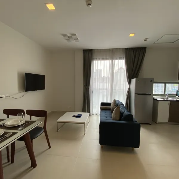 Penthouse 1-Bedroom Serviced Apartment | Thao Dien | 70m2 | Big balcony