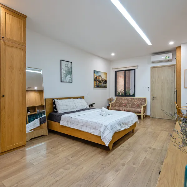 Green Studio with Balcony | Binh Thanh| View Landmark 81 