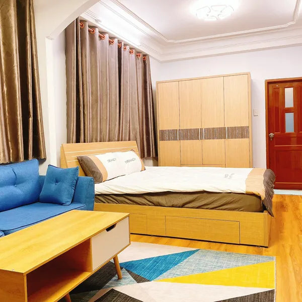 Penthouse on Dinh Tien Hoang St, D1 - one bedroom and one room for kitchen -whole 5th floor - 65 sqm 