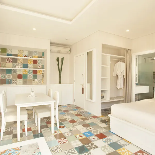 Studio with big balcony (room 55m2 + balcony 30m2) in Binh Thanh