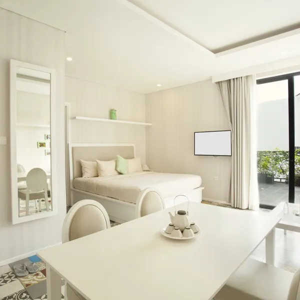 Studio with big balcony (room 55m2 + balcony 30m2) in Binh Thanh