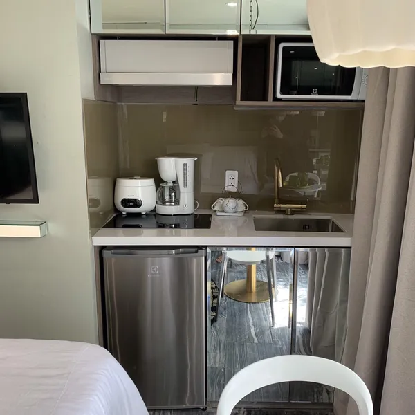 Studio with balcony, bathub on the Top floor, D1