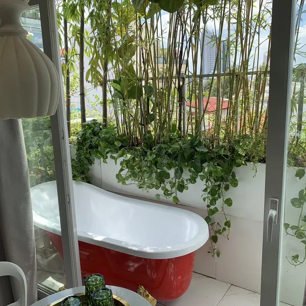 Studio with balcony, bathub on the Top floor, D1