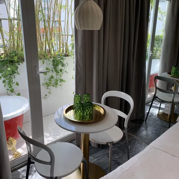 Studio with balcony, bathub on the Top floor, D1