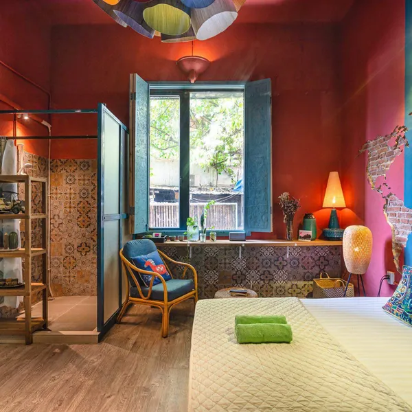 Color studio in Vietnam local house, District 1