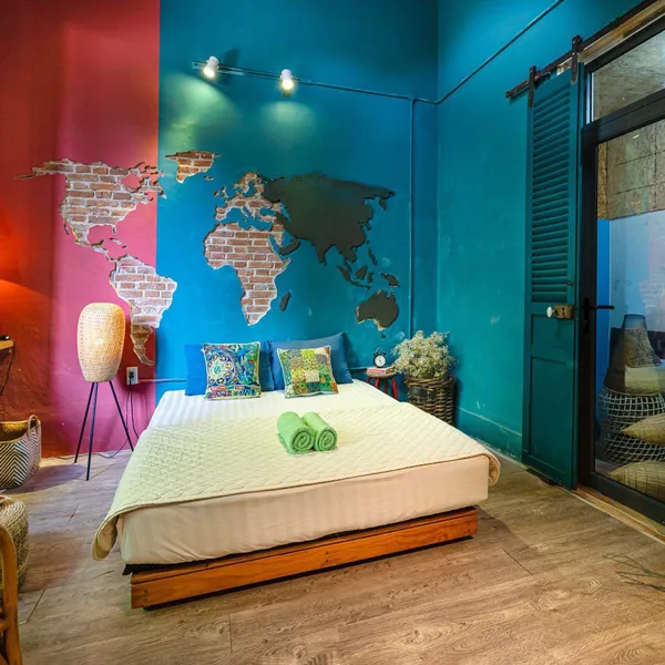 Color studio in Vietnam local house, District 1