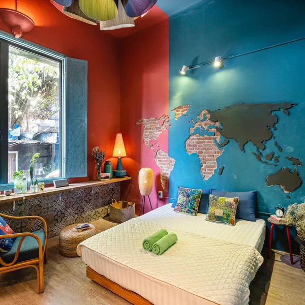 Color studio in Vietnam local house, District 1