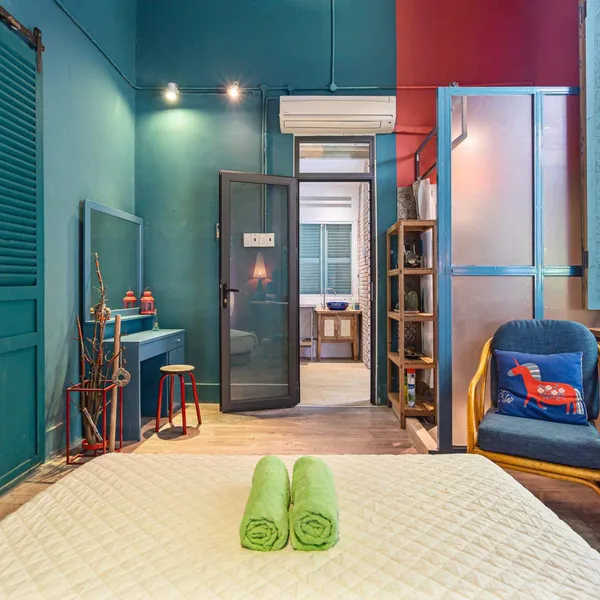 Color studio in Vietnam local house, District 1