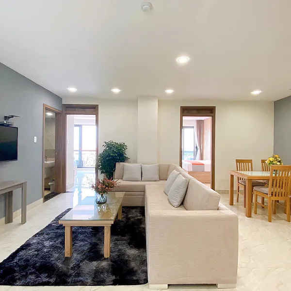 3-Bedroom Serviced Apartment in Thao Dien, D2, pool and gym on the roof