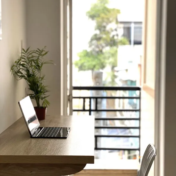 Bright Studio with Balcony in District 1, fully furnished 