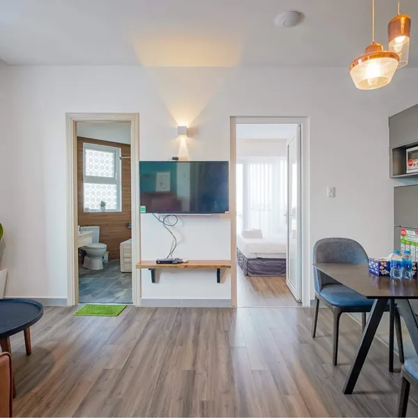 1-bedroom apartment with balcony, 50m2, District 3 