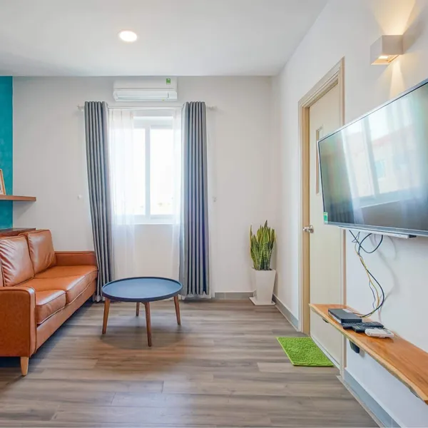 1-bedroom apartment with balcony, 50m2, District 3 