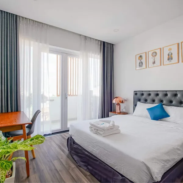 1-bedroom apartment with balcony, 50m2, District 3 