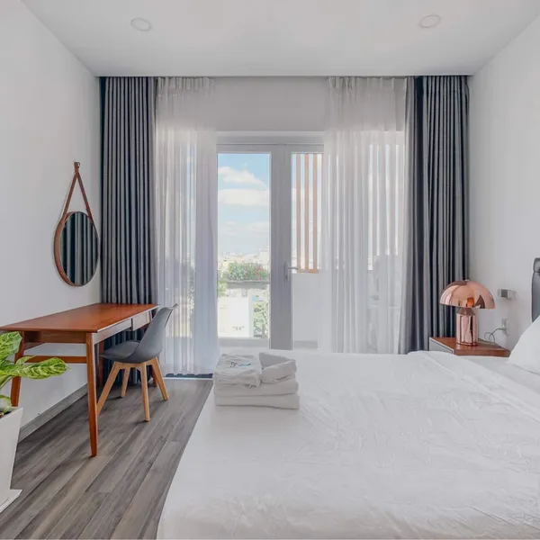 1-bedroom apartment with balcony, 50m2, District 3 