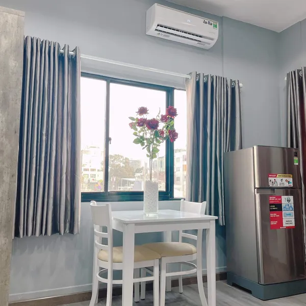 Studio on Top Floor | Balcony | Modern | 32m2 | Fully Furnished | Private washing machine | Elevator | District 3