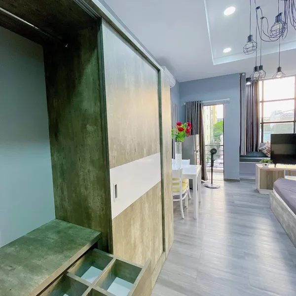 Studio on Top Floor | Balcony | Modern | 32m2 | Fully Furnished | Private washing machine | Elevator | District 3