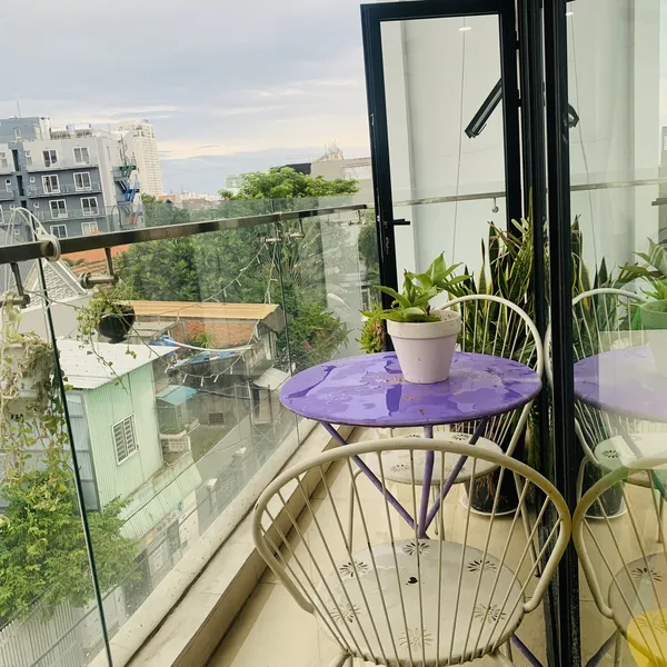 One bedroom 50sqm, big balcony fully furnished and serviced | Thao Dien