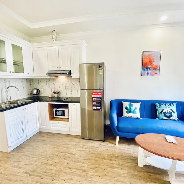 Two-Bedroom Serviced Apartment with Swimming Pool in Thao Dien | New & Good Service