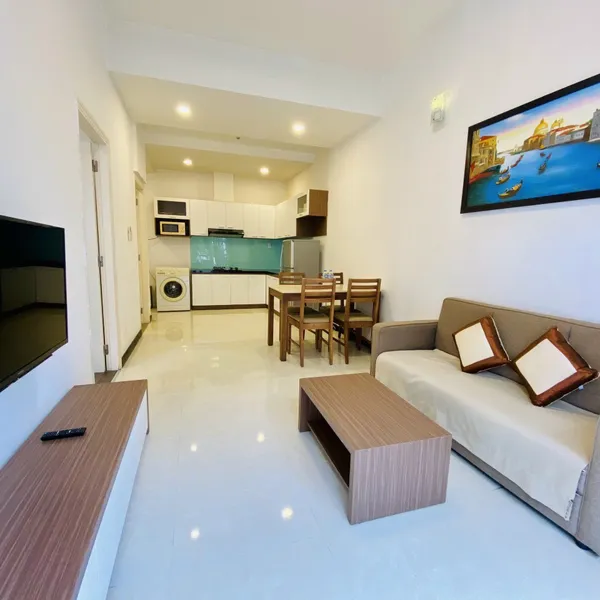 SERVICED APARTMENT IN THAO DIEN | FRONT BALCONY | 56M2 | PEACEFUL AREA