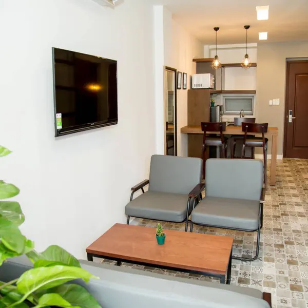 Bright Apartment with Balcony near Tan Dinh market | District 3 | Modern Building