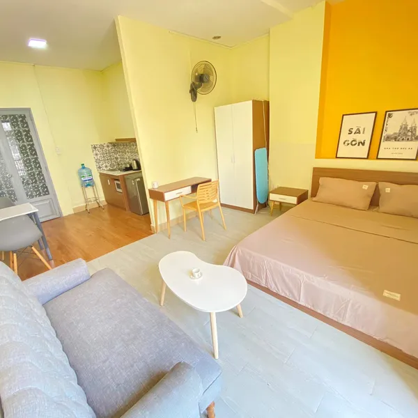Bright Studio with balcony on Pham Viet Chanh | Binh Thanh | Fully Furnished