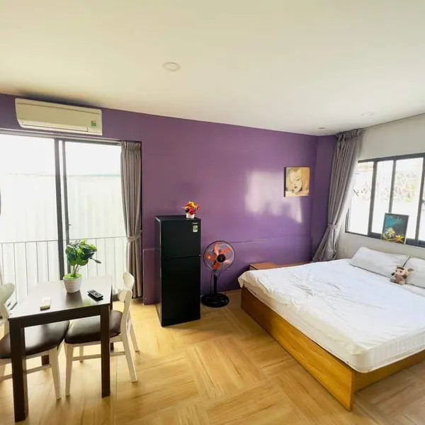 Big Purple Studio 40sqm | Binh Thanh District | Clean & Bright 