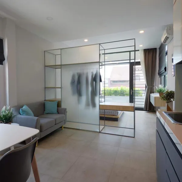 Studio with balcony | Bathub | Da Kao Area, District 1