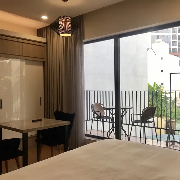 Studio with balcony  | Bathub | Swimming Pool & Sauna | An Phu, District 2 