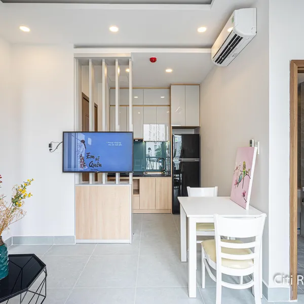 1-Bedroom Serviced Apt in Thao Dien | Fully Furnished | Nice Decor | Peaceful Area