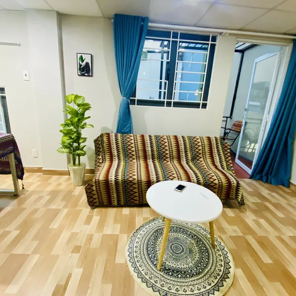 Big Apartment in Dakao , District 1 | Balcony | Peaceful Area | 50m2