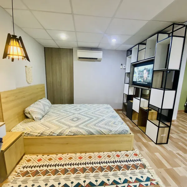 Big Apartment in Dakao , District 1 | Balcony | Peaceful Area | 50m2