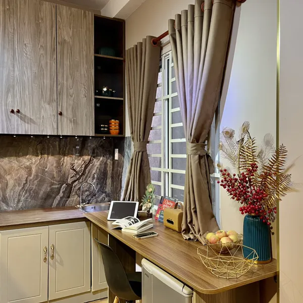 Studio on Vo Van Kiet St, D1 near Tran Dinh Xu St