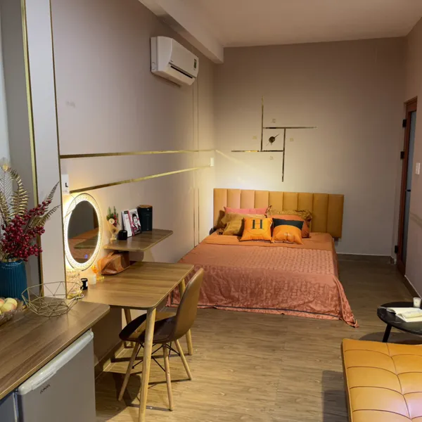 Studio on Vo Van Kiet St, D1 near Tran Dinh Xu St