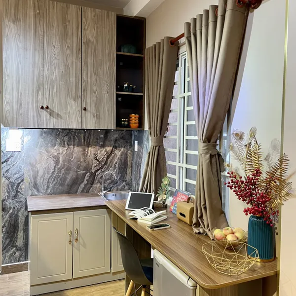 Studio on Vo Van Kiet St, D1 near Tran Dinh Xu St