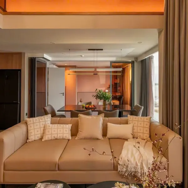 Spacious duplex apartment for rent in The Opera Residence with Saigon River view (1)