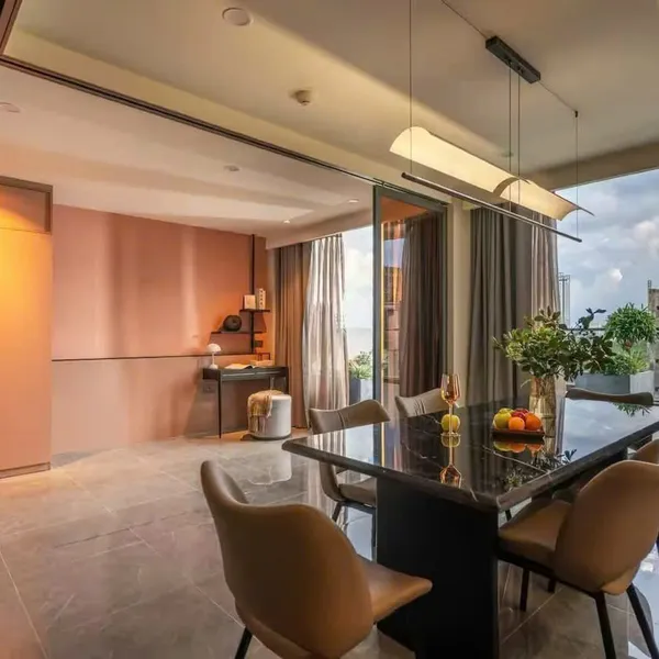 Spacious duplex apartment for rent in The Opera Residence with Saigon River view (1)