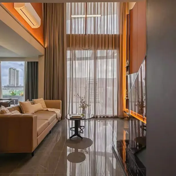 Spacious duplex apartment for rent in The Opera Residence with Saigon River view (1)