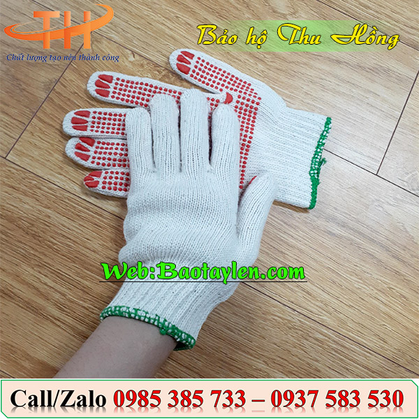 Găng tay bảo hộ phủ hạt nhựa