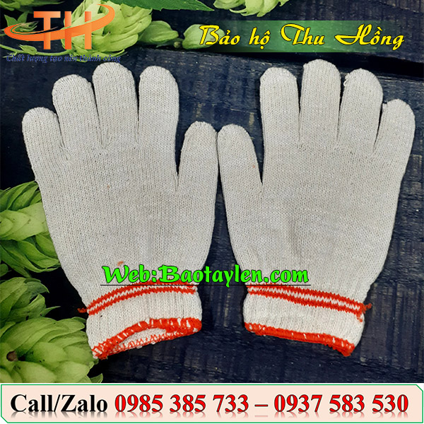 Bao tay len kem trắng 80g Bao tay len kem trắng 80g